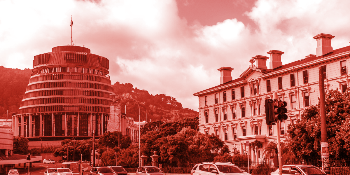 Beehive, Wellington.